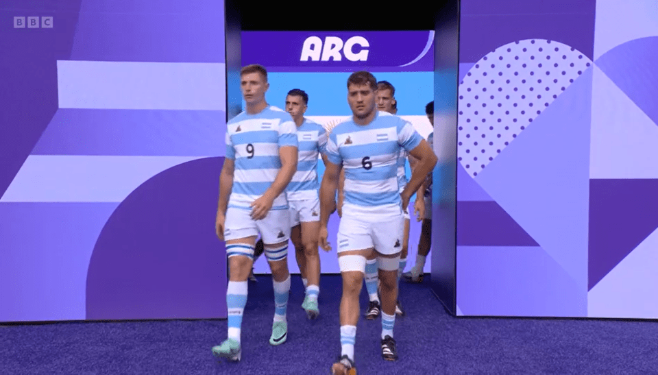 The Argentina rugby sevens side were also booed in France