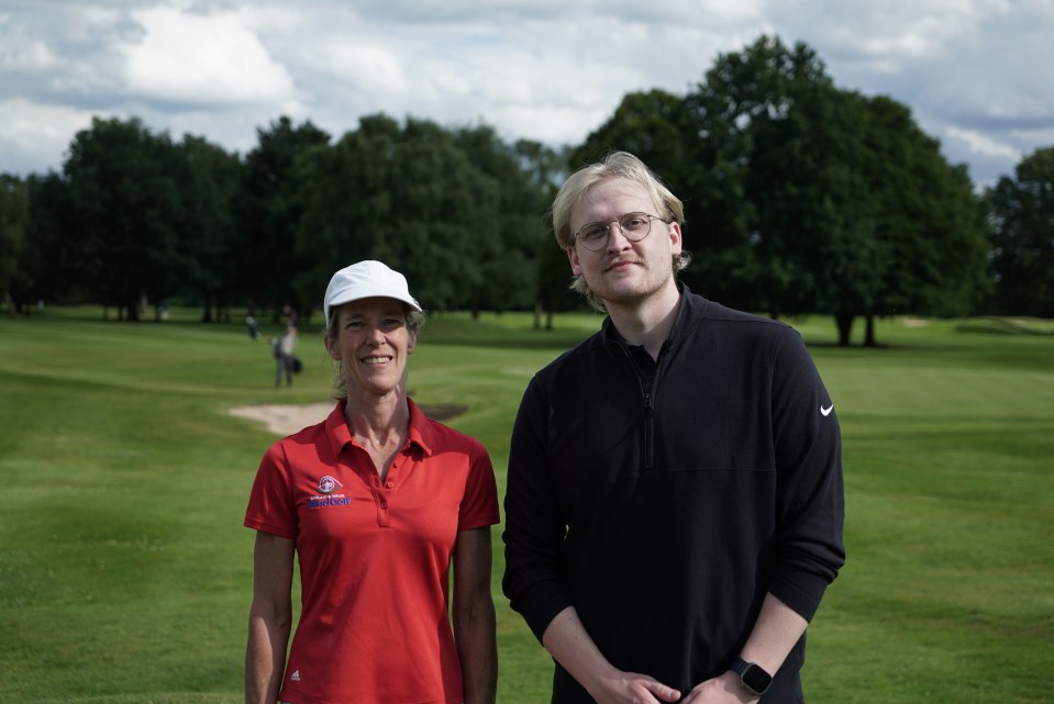 She took SunSport out onto her local course to show just how hard playing golf without sight is