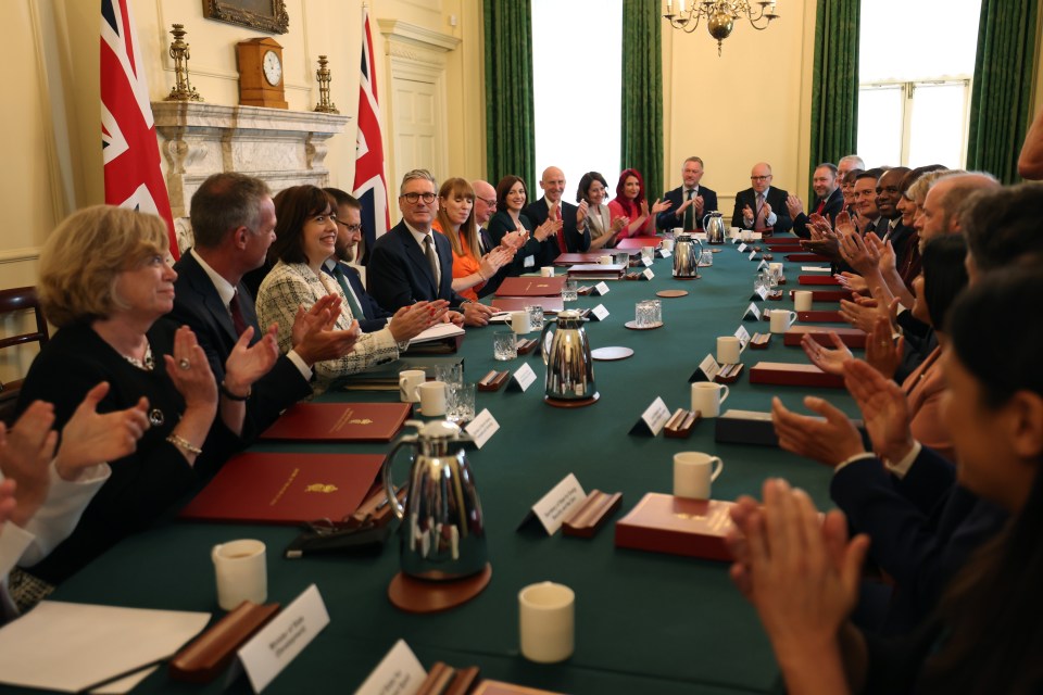 The new Labour cabinet met for the first time today