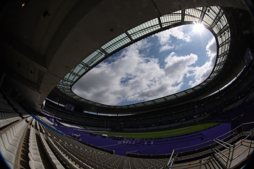 PARIS, FRANCE - JULY 22: A general view of Stade de France ahead of the Paris 2024 Olympic Games on July 22, 2024 in Paris, France. (Photo by Steph Chambers/Getty Images)