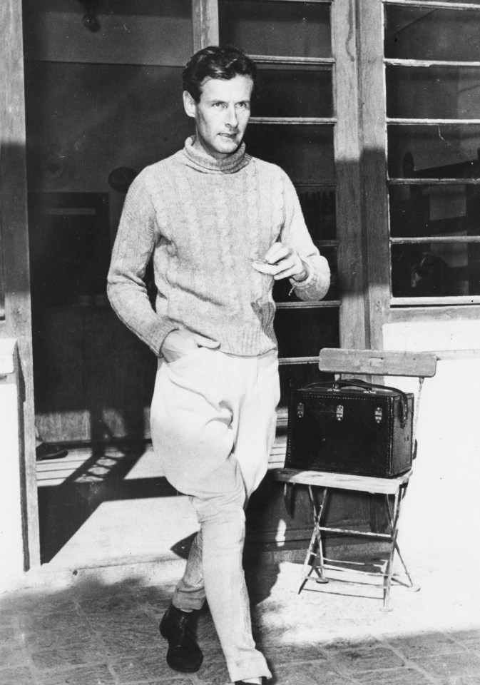 RAF Group Captain Peter Townsend, was in a relationship with Princess Margaret, pictured following the announcement that he is to have an armed bodyguard after a series of anonymous threatening letters, October 5th 1955