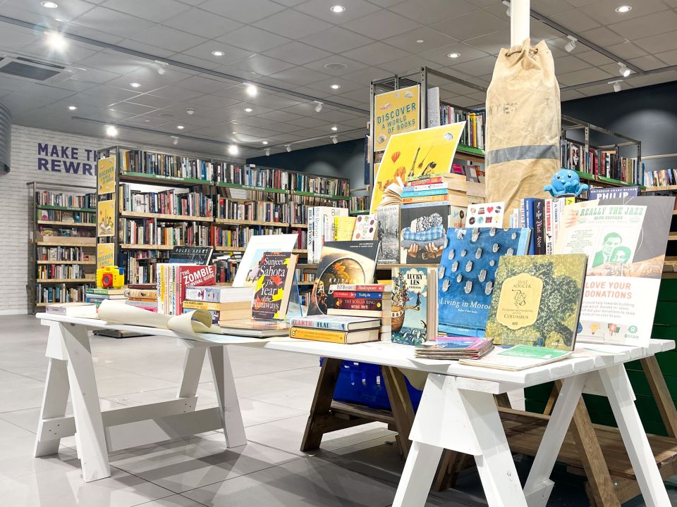 The new 10,000 sq ft superstore features two floors of preloved clothing, accessories, books, homewares and music (Credit: Oxfam)