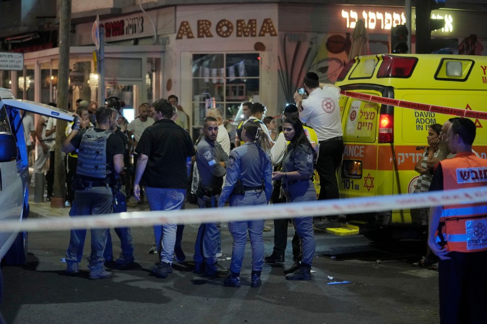 At least 10 people were taken to hospital, say Israeli officials