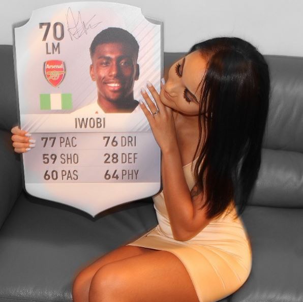 Clarisse dated Alex Iwobi for four years