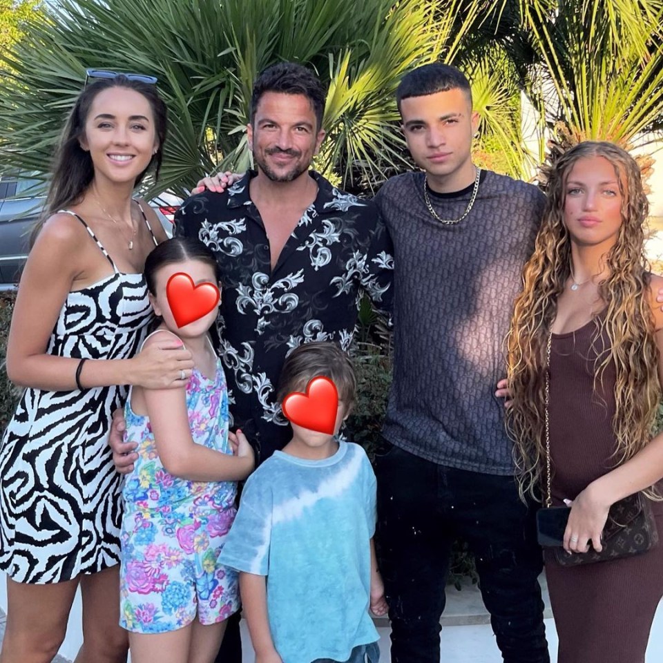 Their blended family also includes Katie Price’s kids Junior and Princess