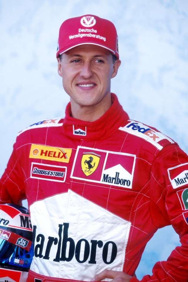 a man wearing a red and white jacket with the word marlboro on it