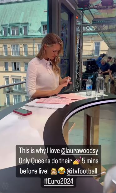 Woods spent plenty of time behind the studio desk