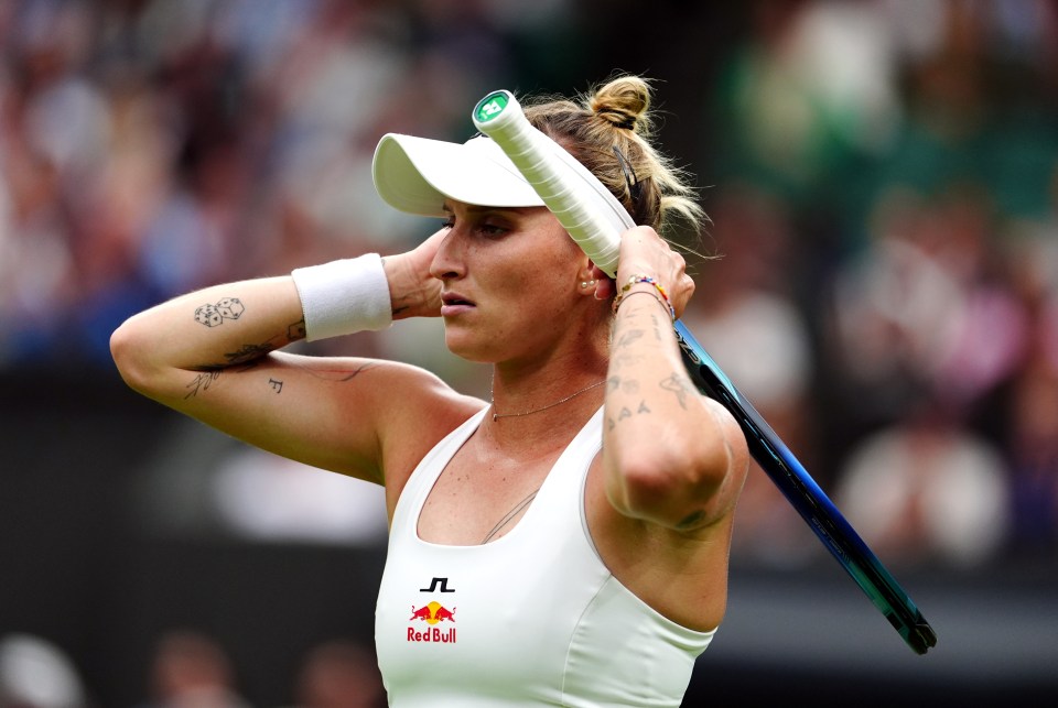 Marketa Vondrousova was out of sorts on her Wimbledon defence