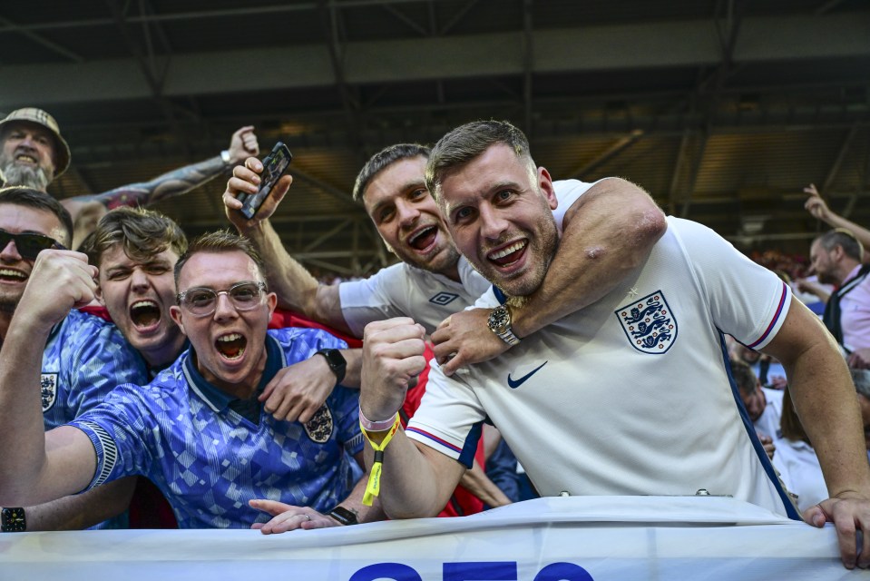 Three Lions' supporters pray their heroes roar to glory like Hamilton