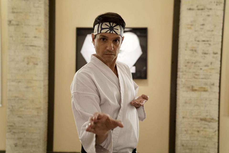 Ralph Macchio reprised his role in Cobra Kai with the same headband he wore as a 21-year-old star