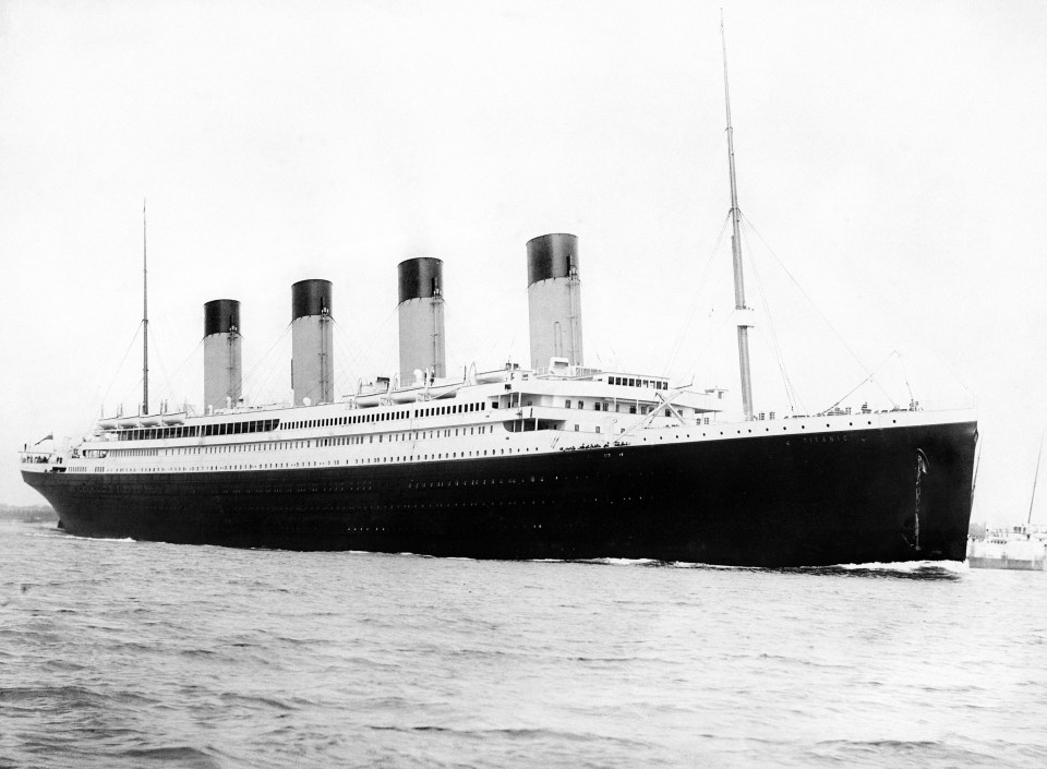 The Titanic tragically sank on the 14th April 1912