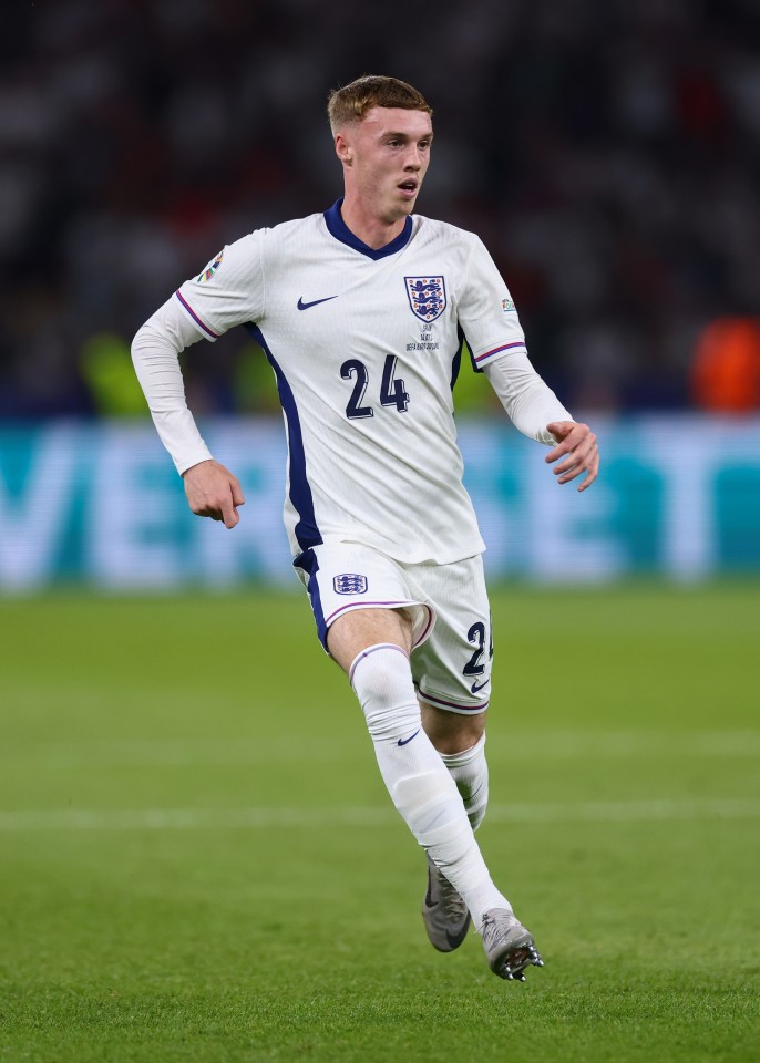 Palmer scored for England in the Euro 2024 final against Spain