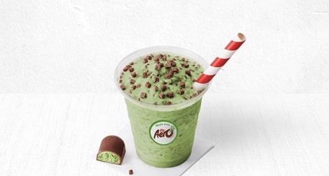 KFC will be launching the brand-new Aero Peppermint Krushems Shake on July 22