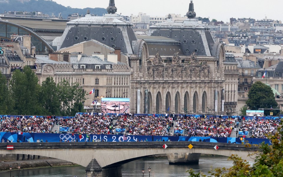 Spectators were left captivated by the incredible scenes