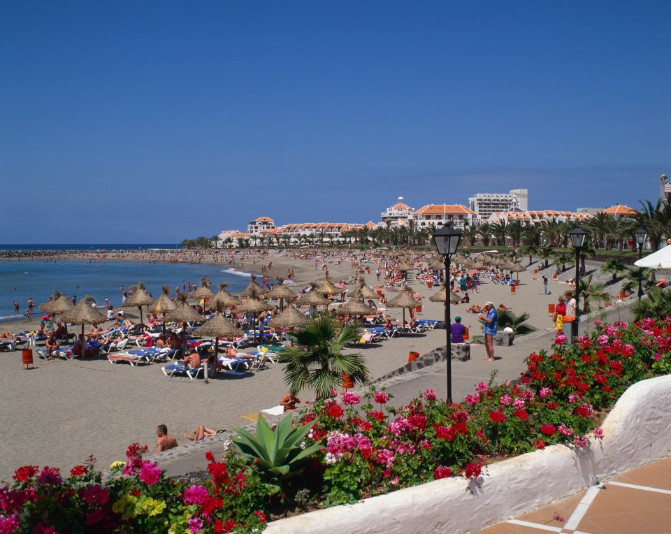 The British man was stabbed at Playa de Las Americas in the south of Tenerife