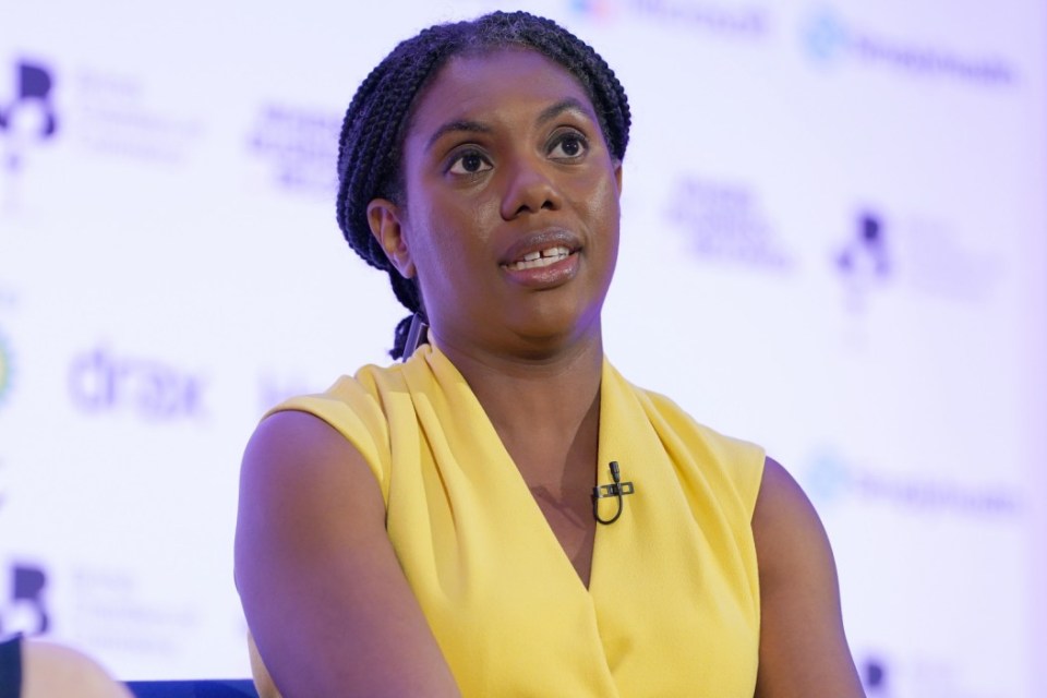 Kemi Badenoch during the 2024 British Chambers of Commerce Conference