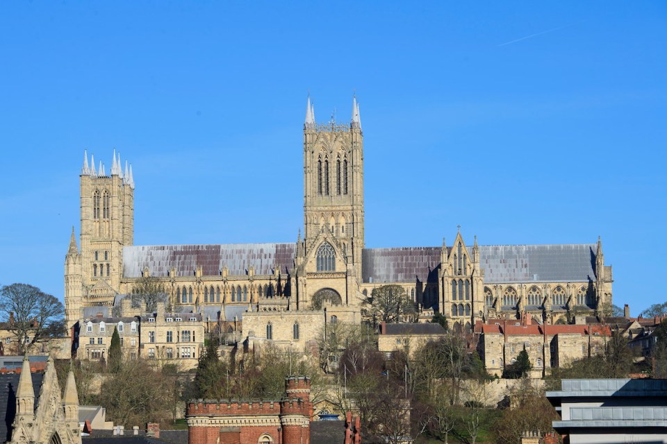 Lincoln Cathedral – where a tennis ball has been lodged in an archway for 110 years