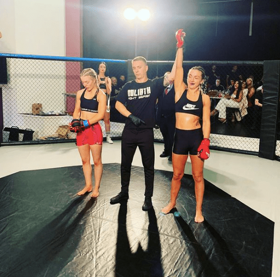 She won amateur MMA titles