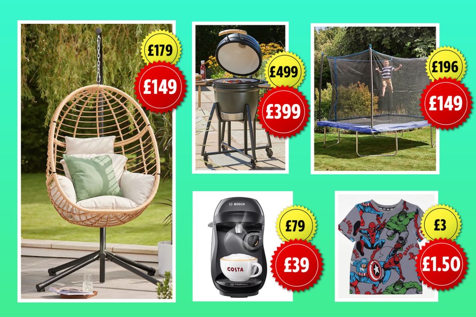 Asda has slashed prices on a range of must-have items in its summer sale