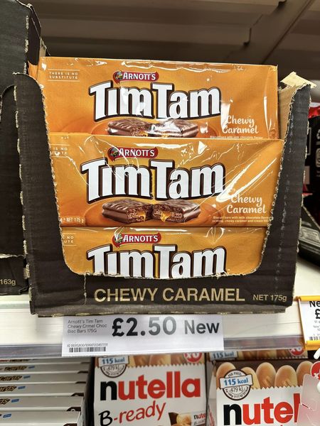 Chocolate fans are rejoicing because Tim Tams are finally available here