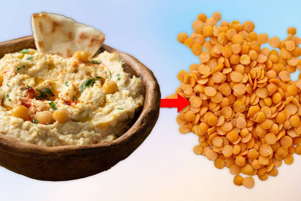 Lentils can cause less gas and bloating than beans and chickpeas