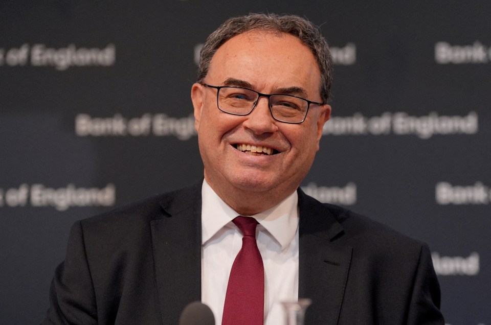 Andrew Bailey is the governor of the Bank of England