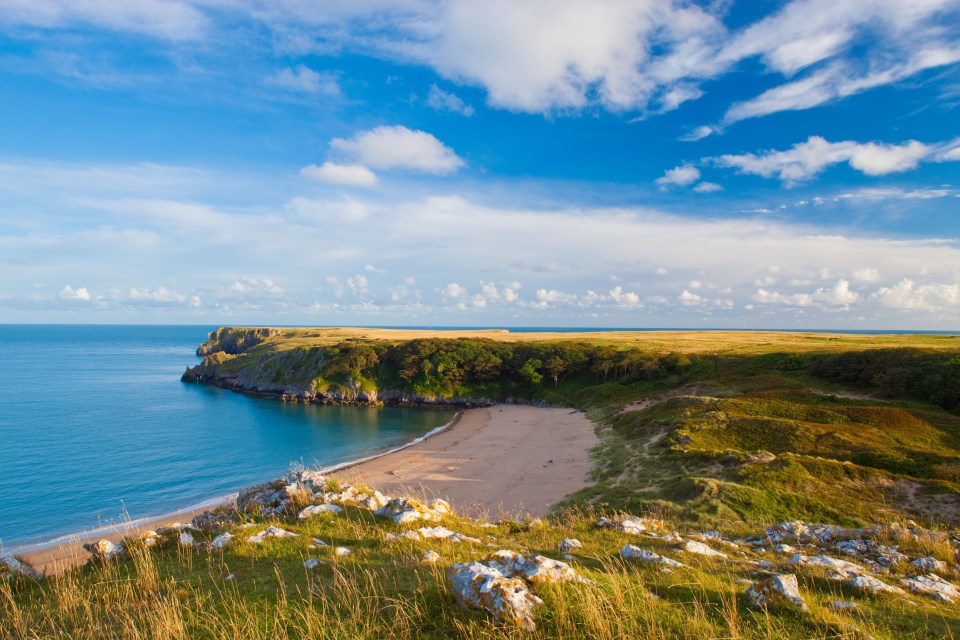 The beach is remote and has no facilities for visitors