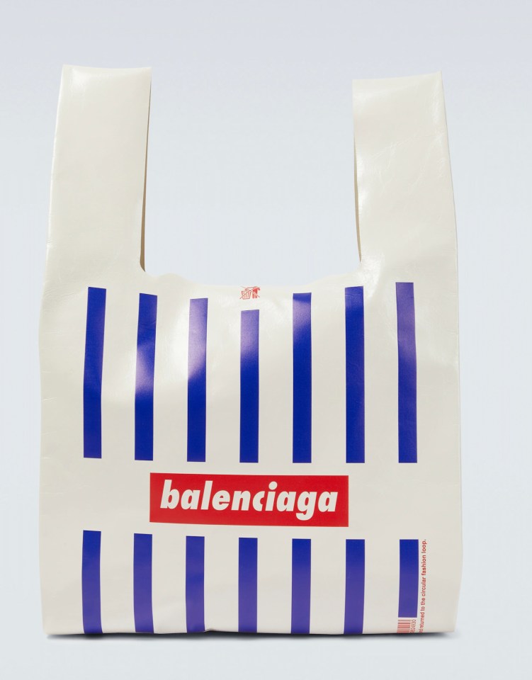 Balenciaga produced a bag selling for £925 that looked like a Tesco carrier