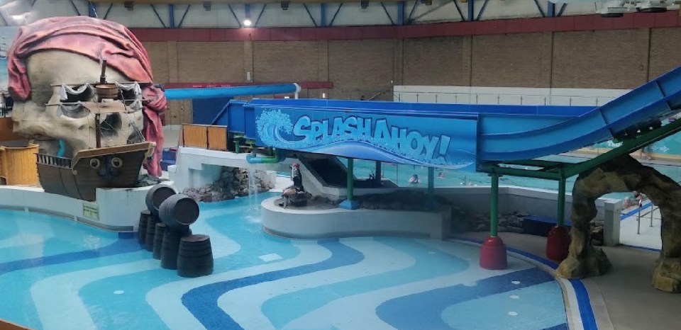 The little-known water park has a variety of slides and pools, an interactive splash zone as well as areas for younger visitors