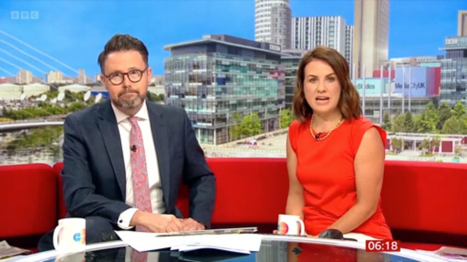 Jon Kay and Nina Warhurst paid an emotional tribute to a late colleague