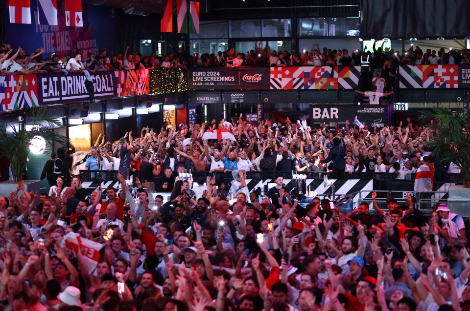 Places like Boxpark will be packed out with England supporters