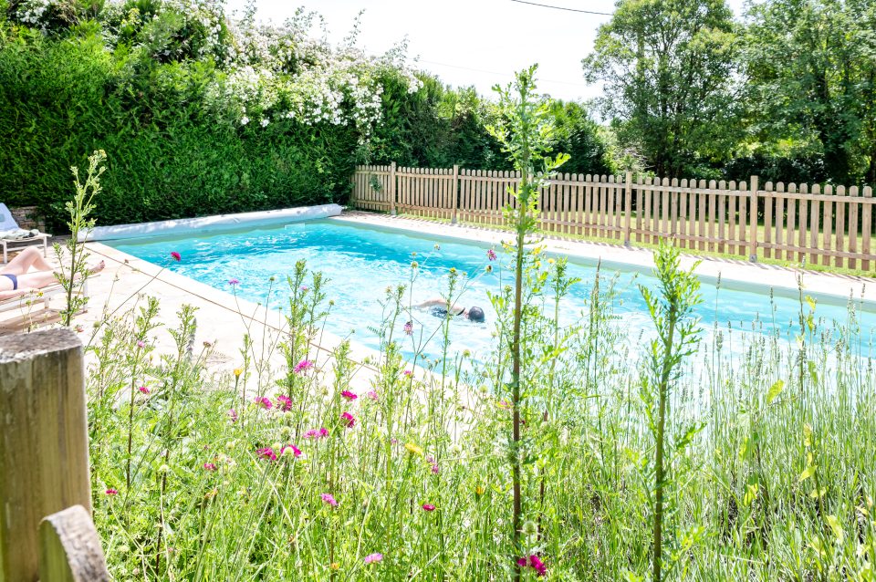 The venue has a delightful heated outdoor pool