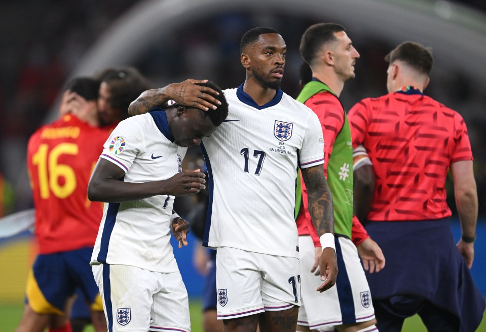 Ivan Toney played in the Euro 2024 final with England