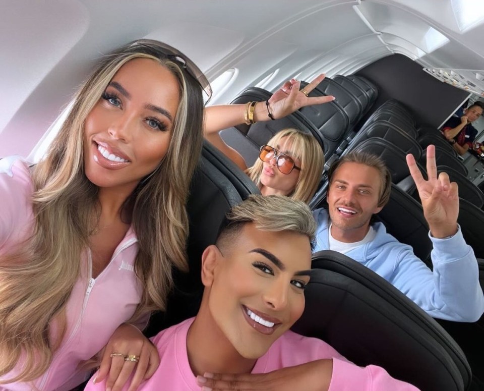 Ella has jetted off for a trip to Cyprus with some of the Towie gang