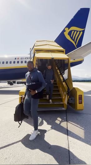 Fans ridiculed the club for making their players get on a budget airline