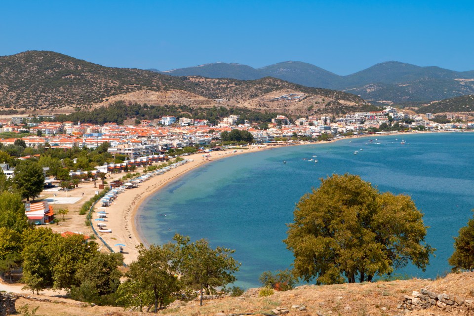 The city's beaches are lined with sun loungers