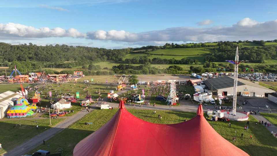 One person described the Carmarthen event as 'just a slightly rubbish fairground'