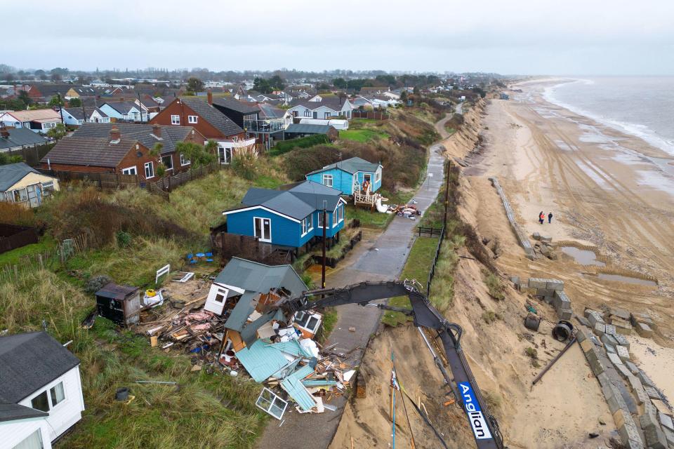 Coastal erosion is a massive issue in the nearby village of Hemsby, which lies within the constituency