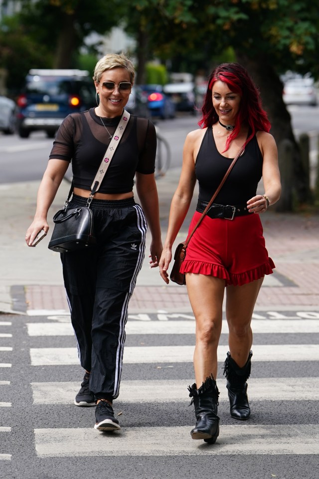 Amy and Dianne were seen looking stylish and ready for action