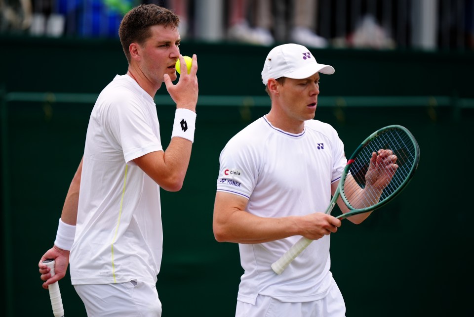 Patten and Harri Heliovaara are targeting Wimbledon glory this afternoon