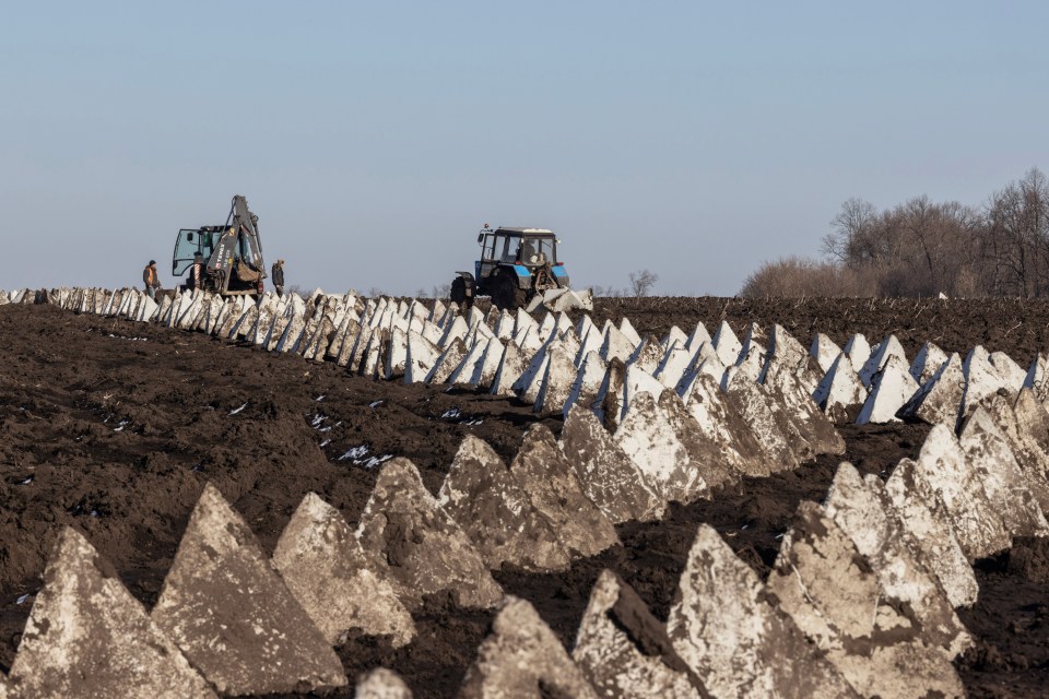 Leaders from Latvia, Poland, Lithuania and Estonia have proposed a Dragon's Teeth barrier to run across 1,471 miles their shared border with Russia