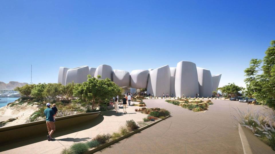 Saudi Arabia has begun to build a new luxury resort, Amaala