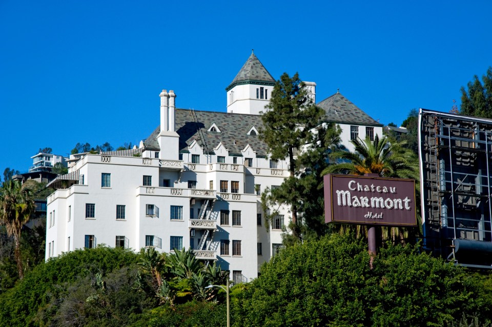 Chateau Marmont on Los Angeles’ Sunset Strip has a reputation for debauchery