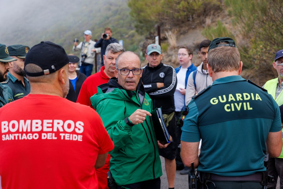 Emergency workers and volunteers searched for Jay together on Saturday