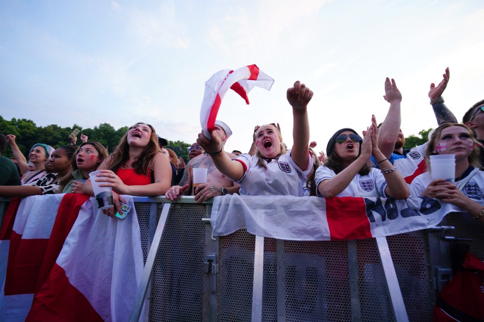 England fans lament a decision against the Three Lions