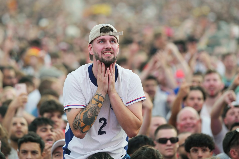 England fans in Berlin