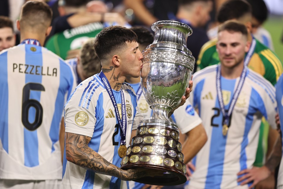 Fernandez is not part of the Argentina Olympic team after winning the Copa America with the first team earlier this month