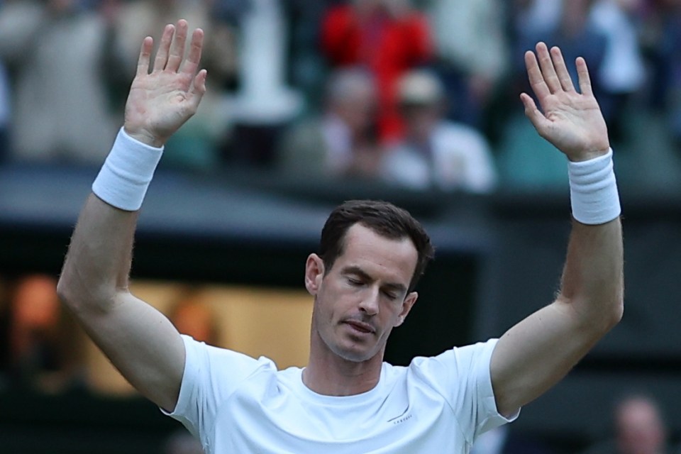 Andy Murray was denied a final Wimbledon match following Raducanu’s withdrawal