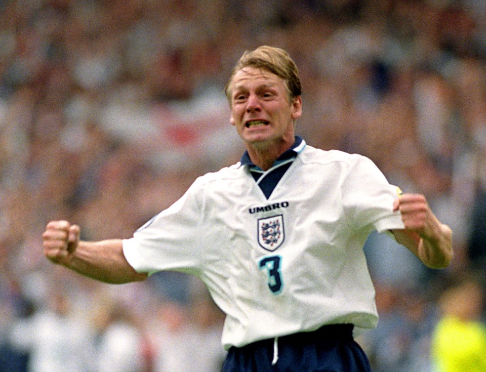 Stuart Pearce scored his penalty against Spain at Euro 96