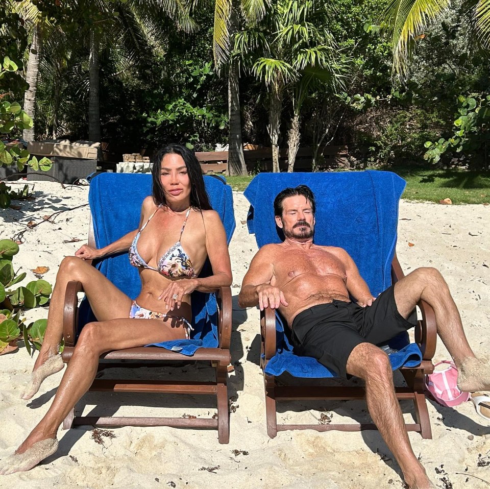 The couple enjoy luxury breaks around the world